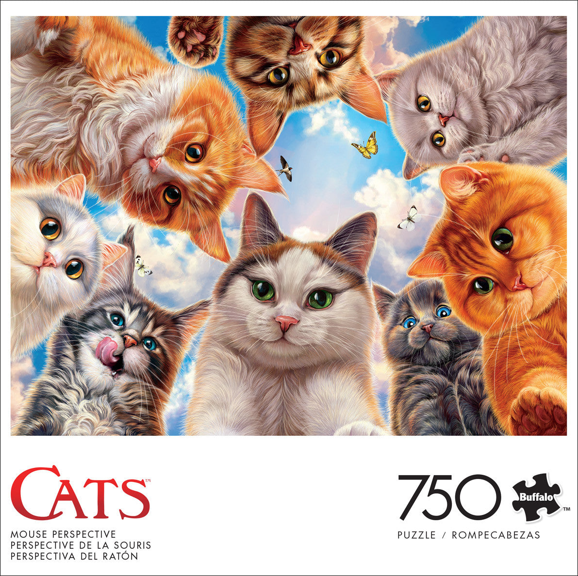 Cats: Mouse Perspective 750 Piece Puzzle