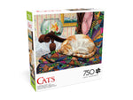 Cats: Sleeping Quilt Cat 750 Piece Puzzle