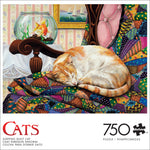 Cats: Sleeping Quilt Cat 750 Piece Puzzle