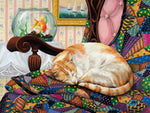 Cats: Sleeping Quilt Cat 750 Piece Puzzle