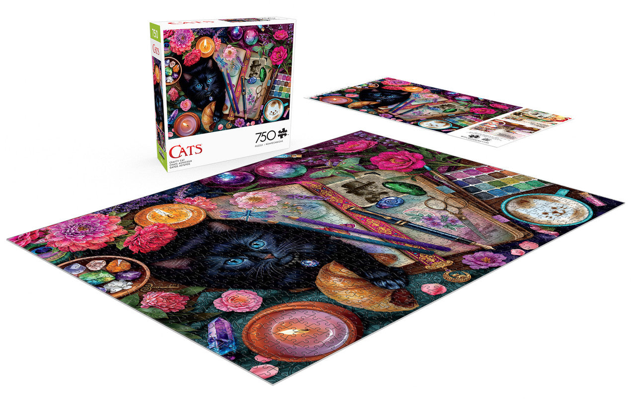 Cats: Crafty Cat 750 Piece Puzzle