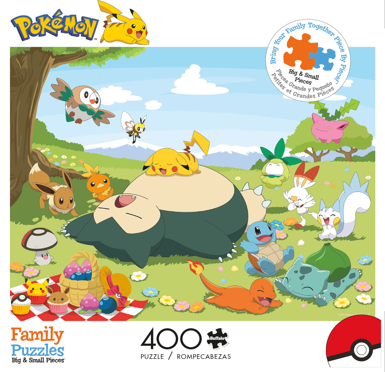 Pokémon Picnic 400 Piece Puzzle
