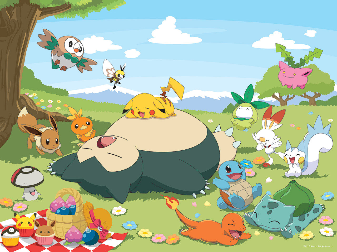 Pokémon Picnic 400 Piece Puzzle