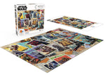 Star Wars™ The Mandalorian Trading Card Expansion Pack 400 Piece Family Jigsaw Puzzle Contents