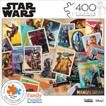 Star Wars™ The Mandalorian Trading Card Expansion Pack 400 Piece Family Jigsaw Puzzle Front