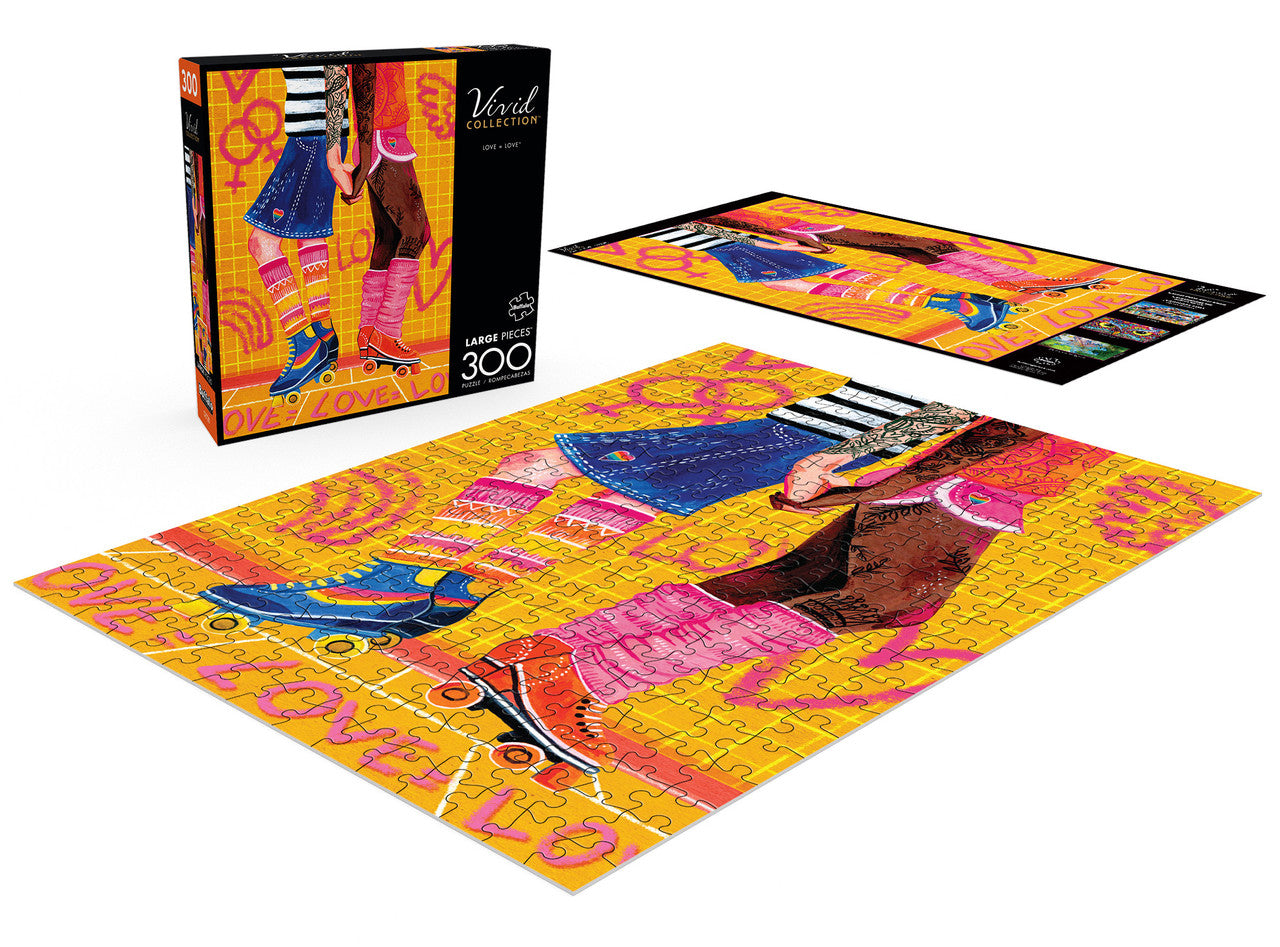 Vivid: Love = Love 300 Piece Jigsaw Puzzle