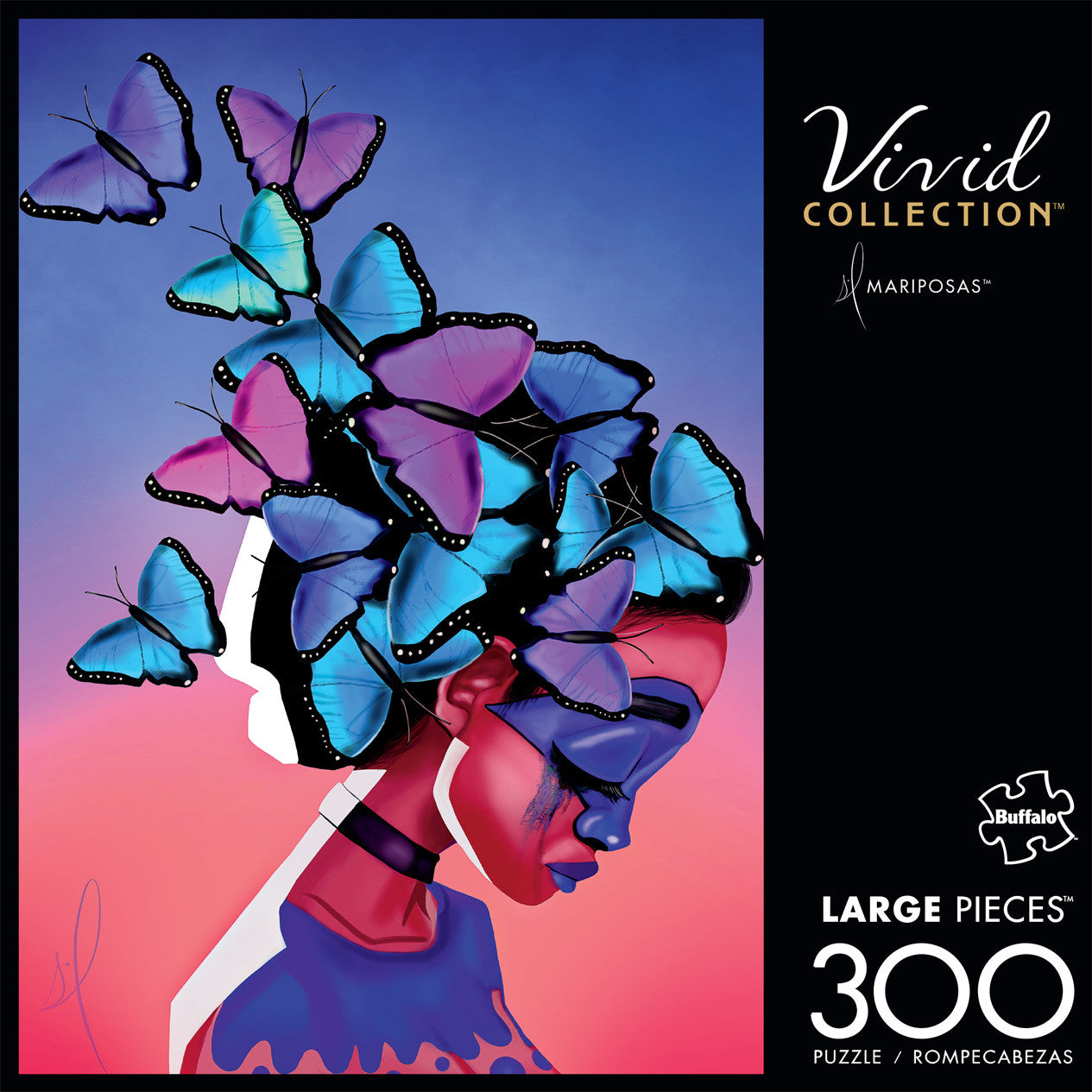 Vivid: Mariposas 300 Piece Puzzle (Sharif the Artist)