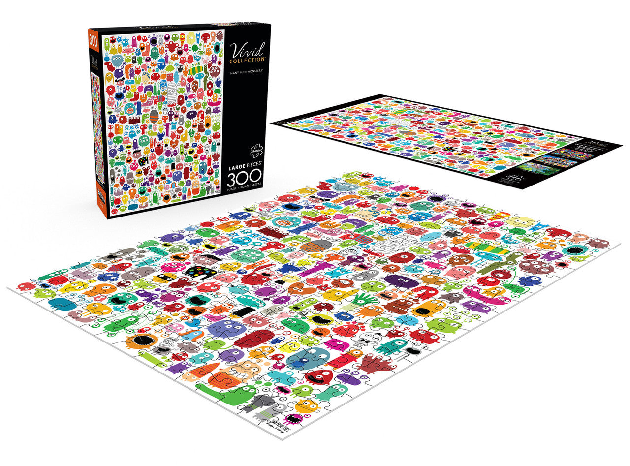 Vivid: Many Mini Monsters 300 Piece Puzzle