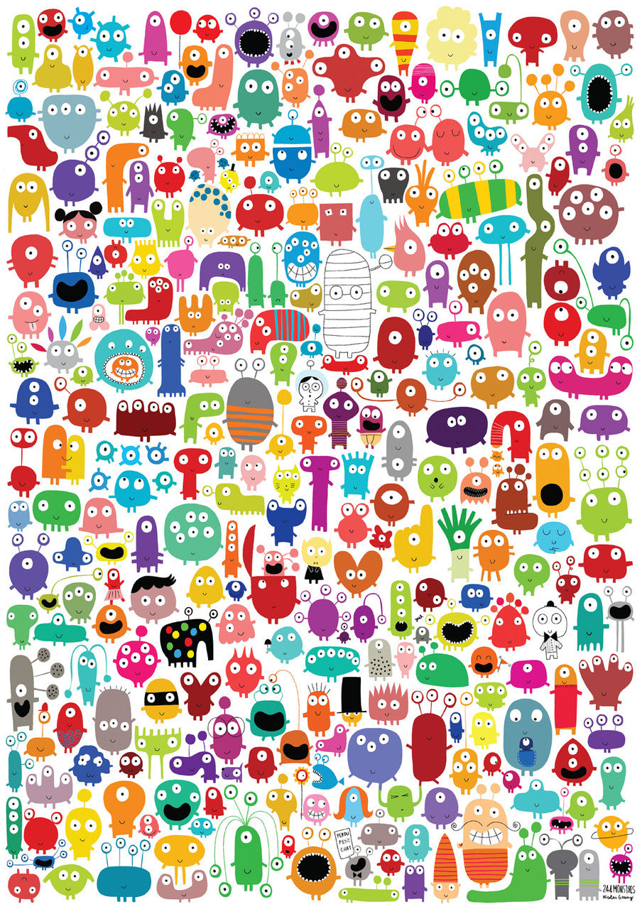Vivid: Many Mini Monsters 300 Piece Puzzle
