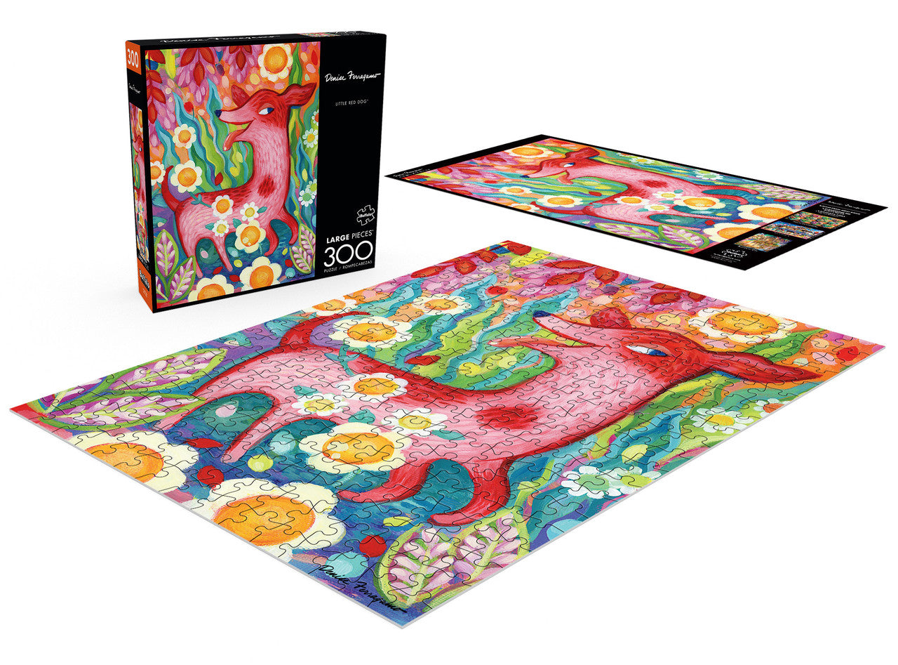Vivid: Little Red Dog 300 Piece Puzzle