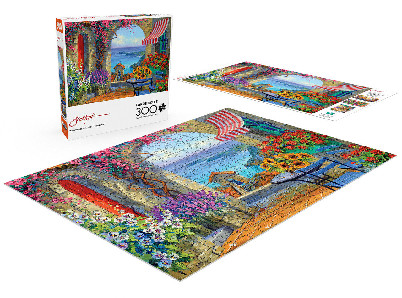 Vivid: Warmth of the Mediterranean 300 Piece Puzzle – Buffalo Games