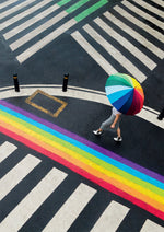 Rainbow Series: Black White Rainbow 300 Piece Jigsaw Puzzles