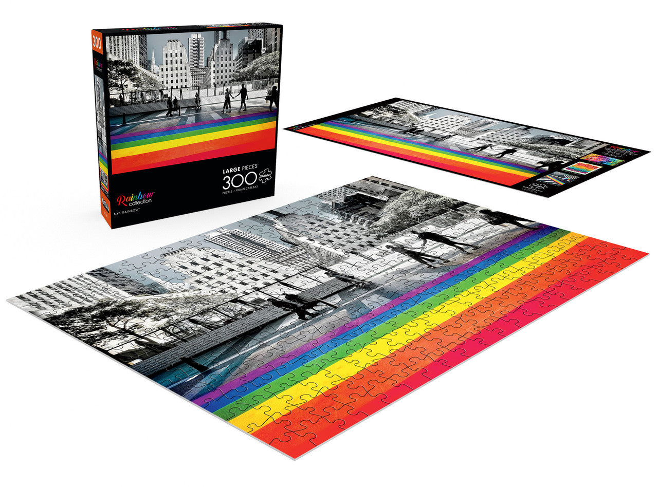 Rainbow Series: NYC Rainbow 300 Jigsaw Puzzle
