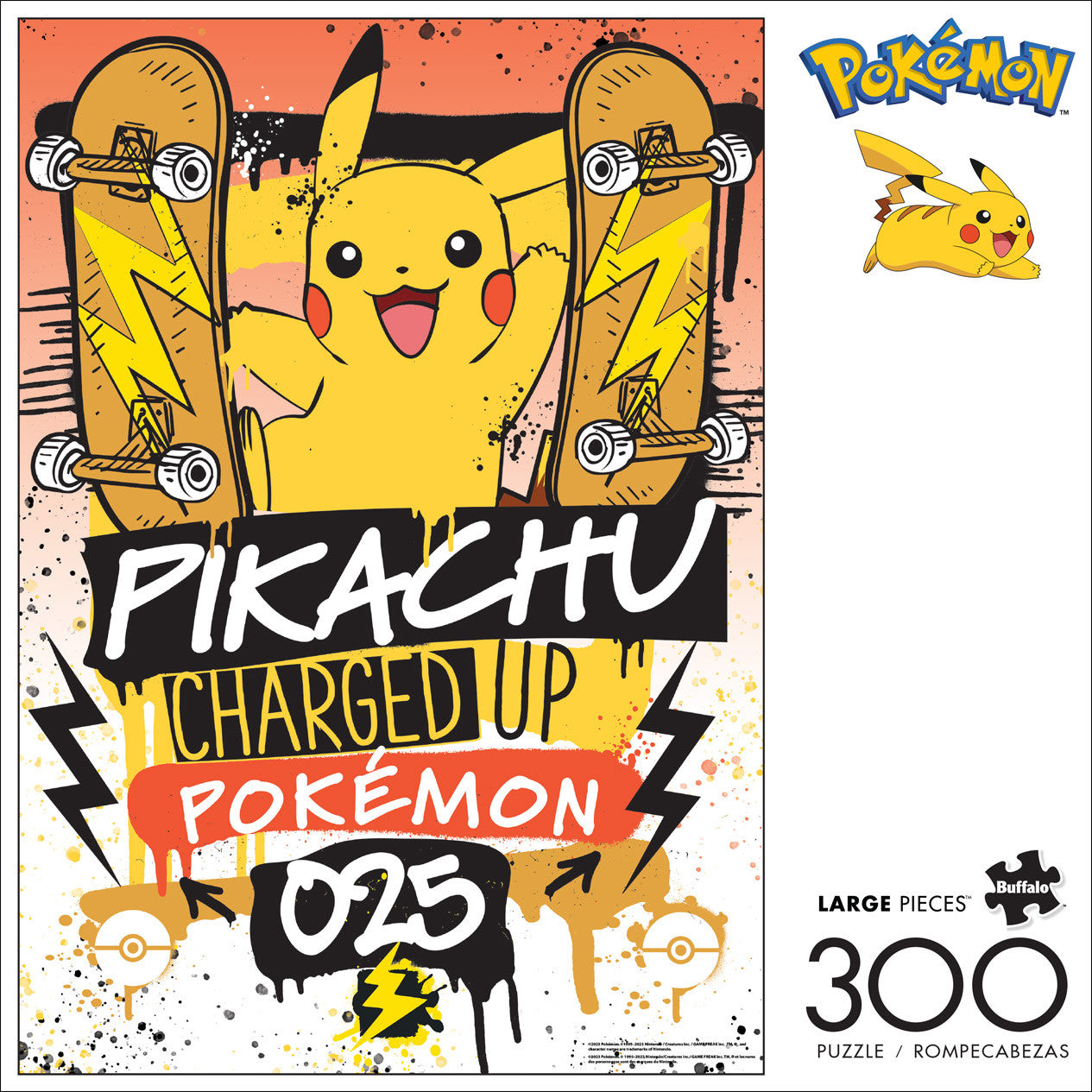 Pokemon Charged UP 300 Piece Puzzle