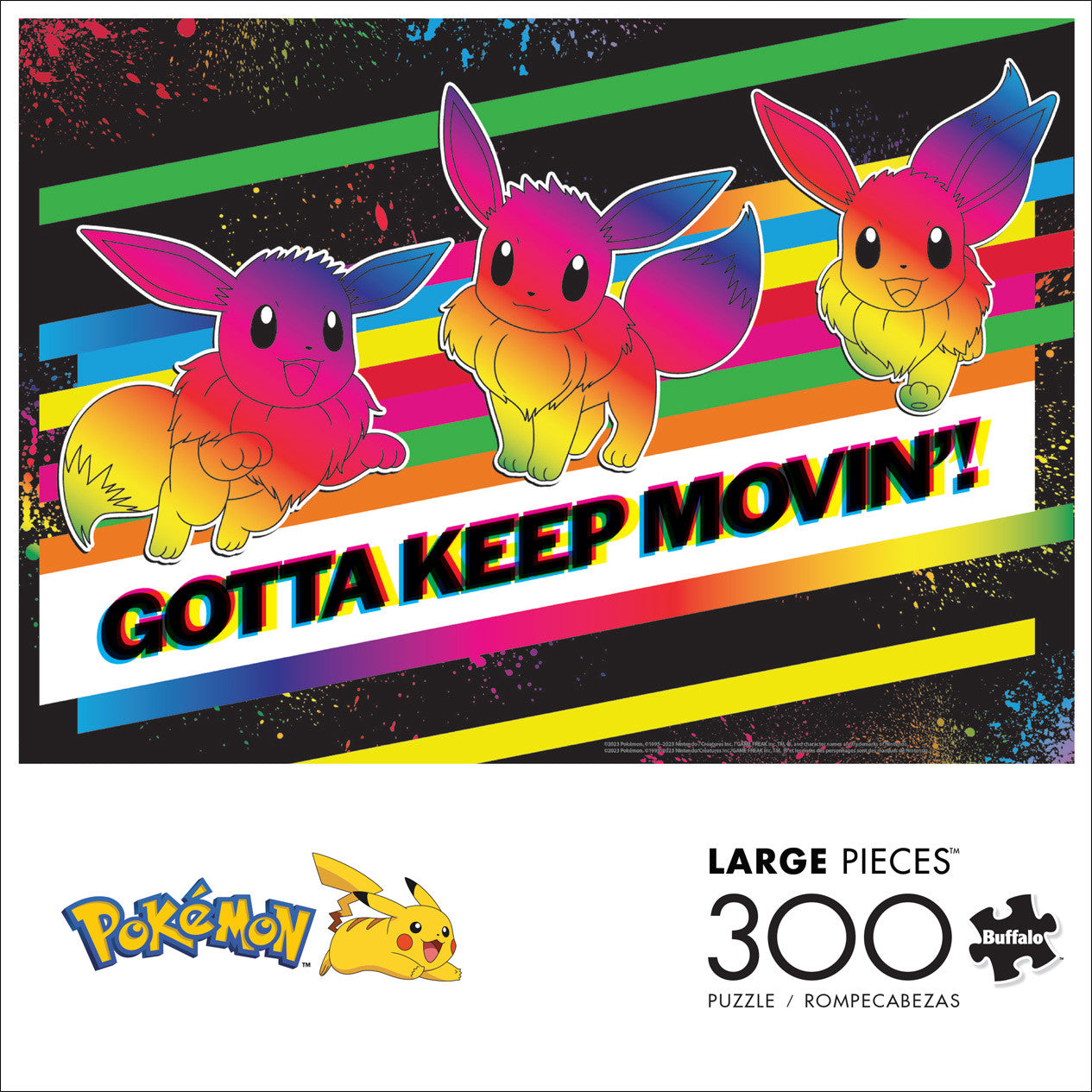 Pokemon - Gotta Keep Movin' 300 Piece Puzzle