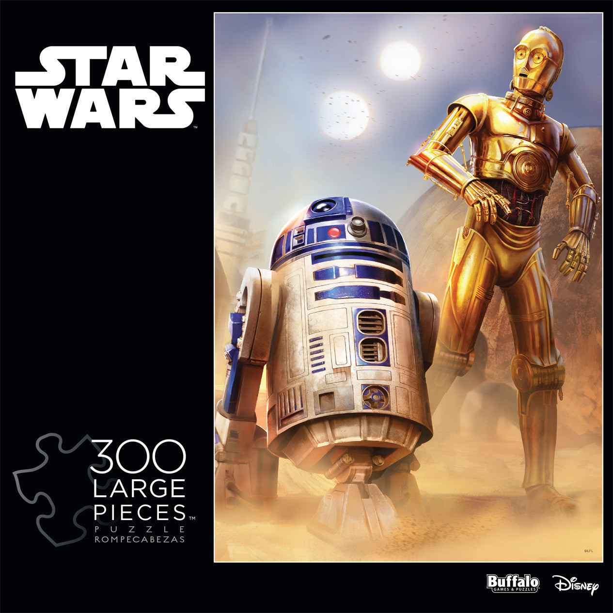 Star Wars: Droids at Tatooine 300 Piece Puzzle