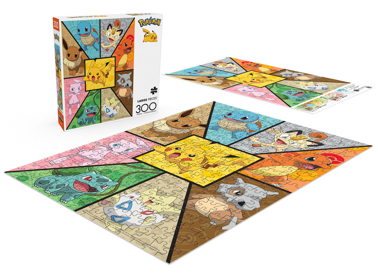 Pokémon - Kanto Companions  300 Piece Puzzle