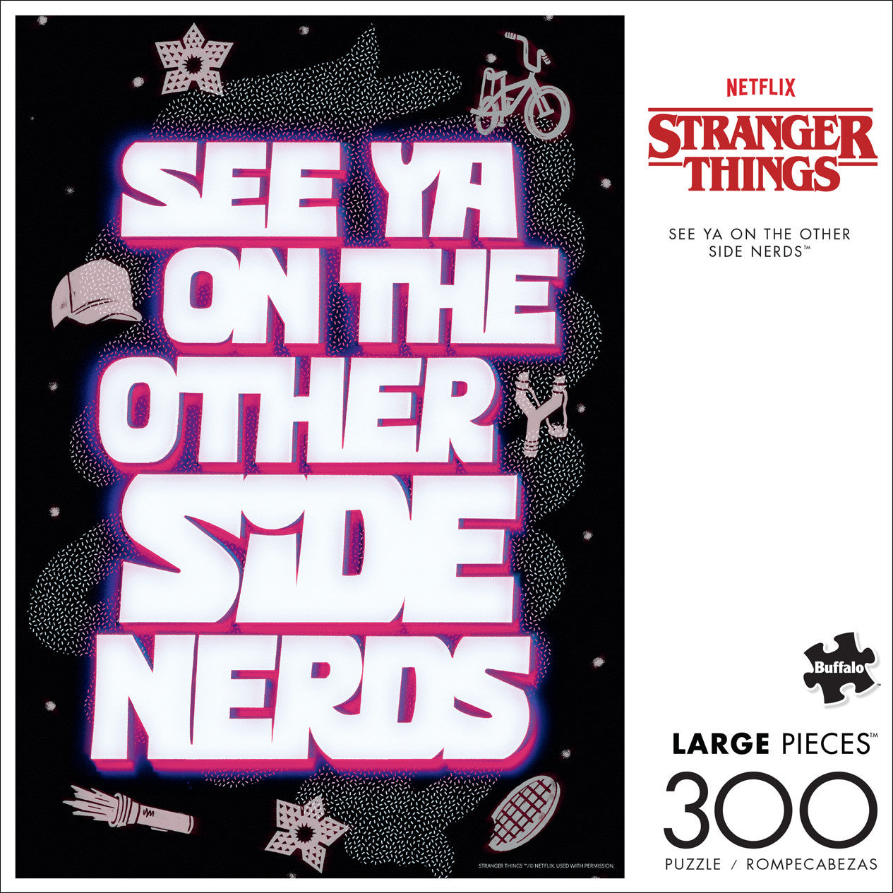 Stranger Things - See Ya on the Other Side Nerds 300 Large Piece Jigsaw Puzzle
