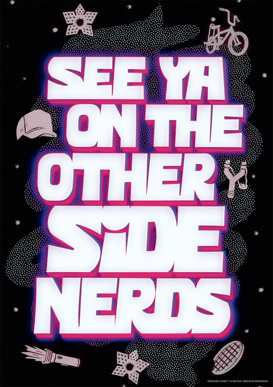 Stranger Things - See Ya on the Other Side Nerds 300 Large Piece Jigsaw Puzzle