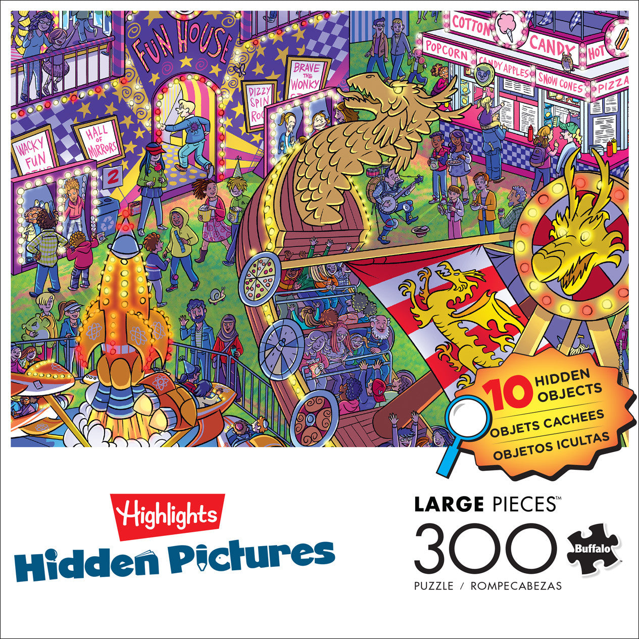 Highlights Hidden Pictures 300 Large Piece Puzzle