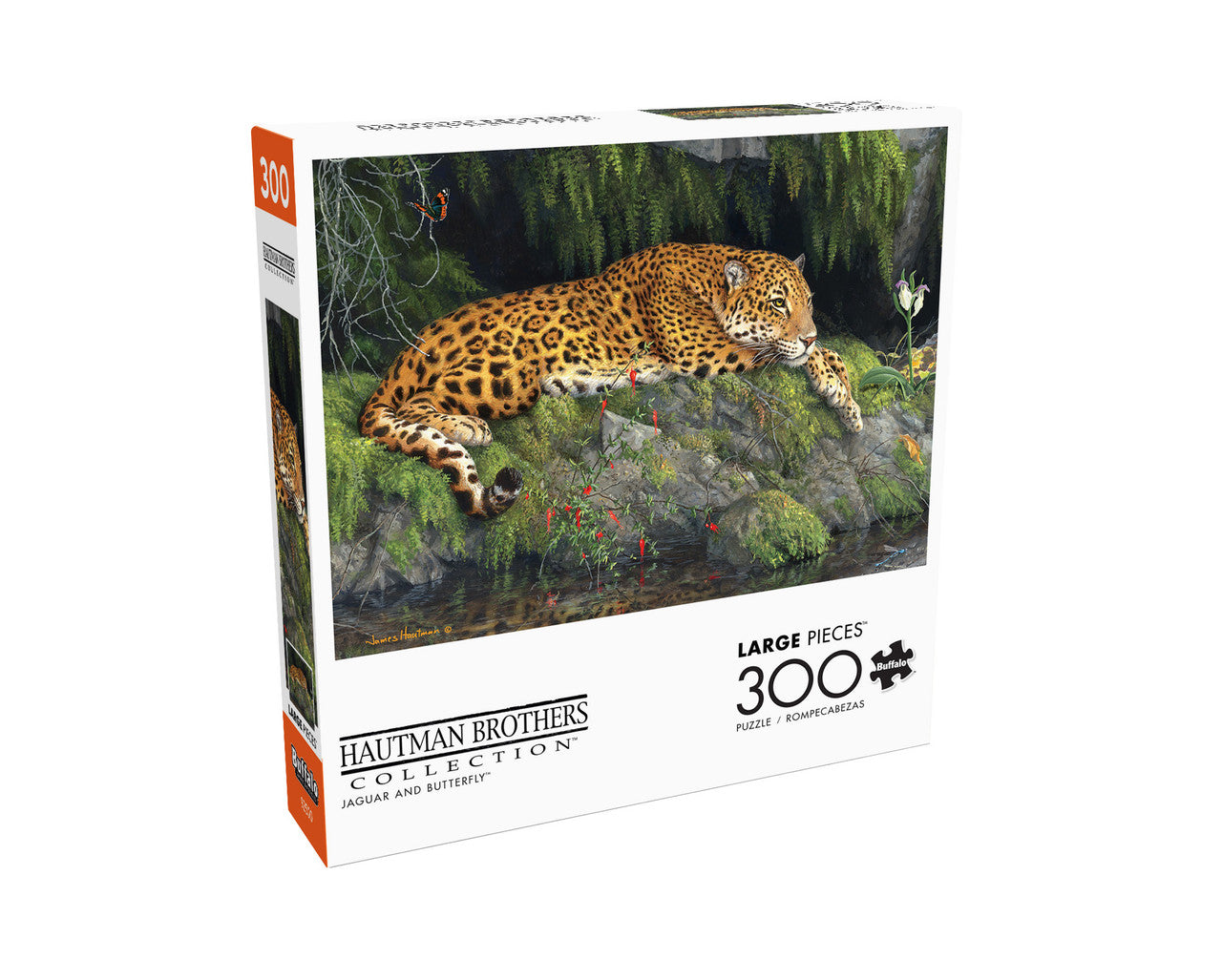 Hautman: Jaguar and Butterfly 300 Piece Puzzle