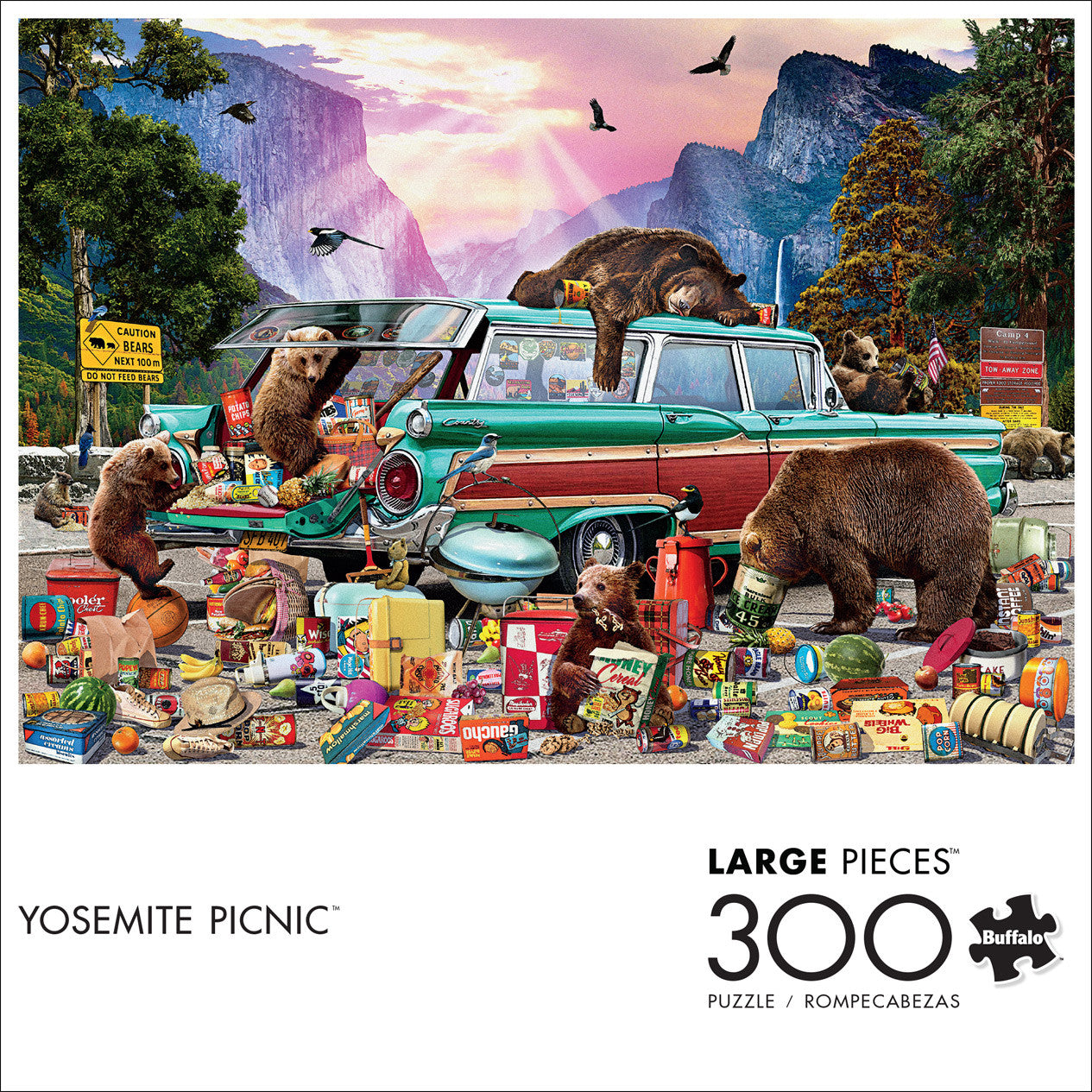 Yosemite Picnic 300 Large Piece Puzzle