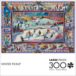 Winter Pickup 300 Large Piece Puzzle
