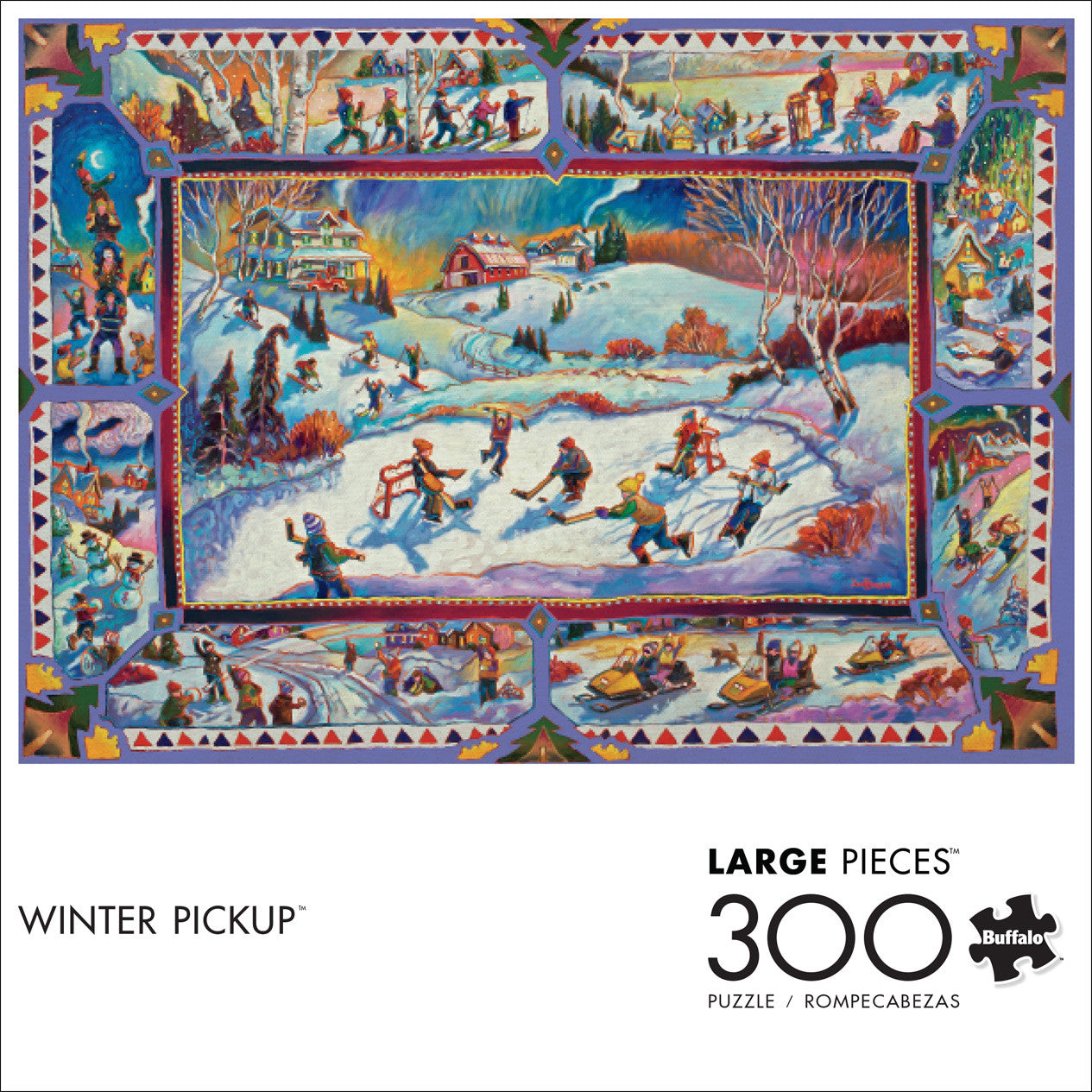 Winter Pickup 300 Large Piece Puzzle
