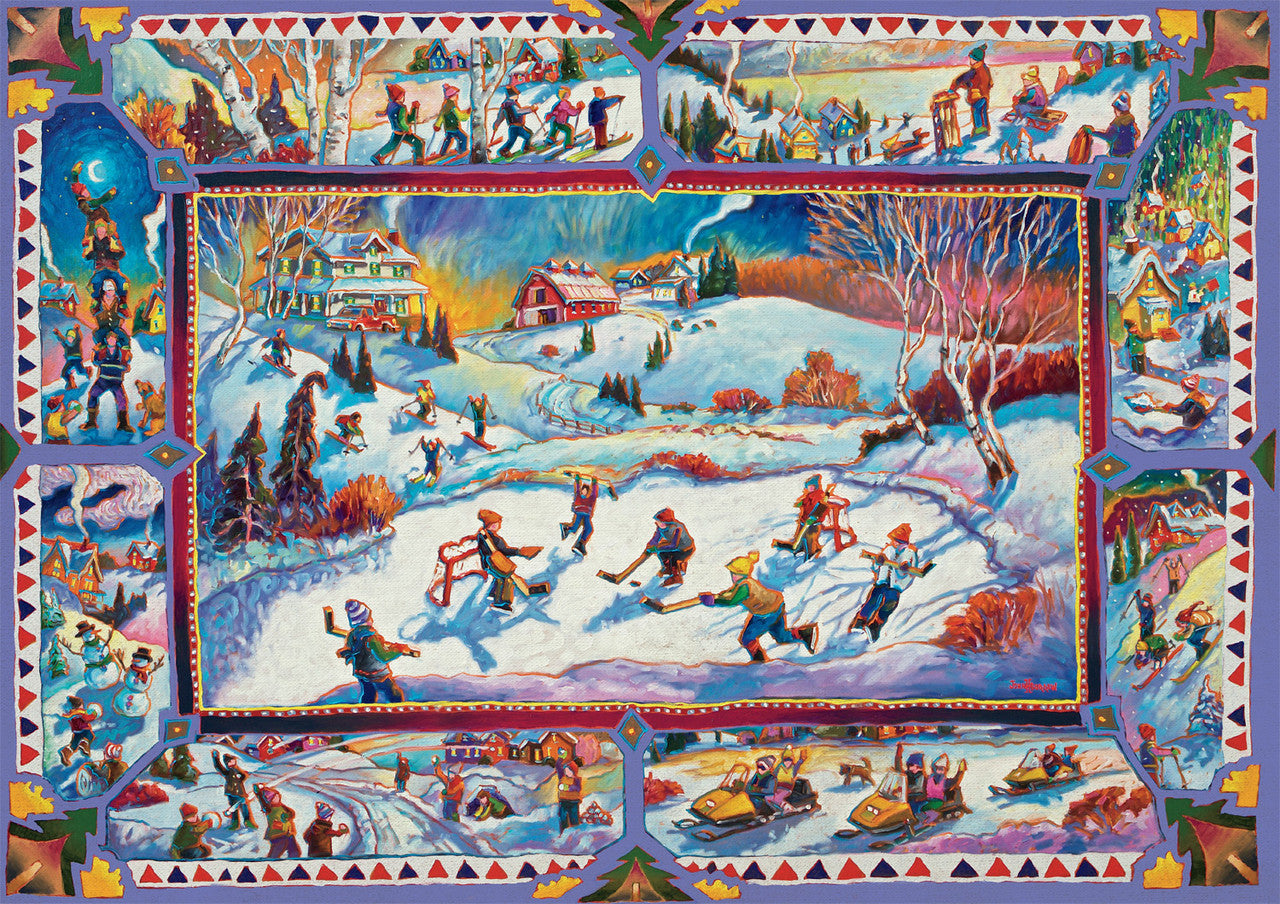 Winter Pickup 300 Large Piece Puzzle
