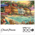 Chuck Pinson - Island Time 300 Large Pieces Puzzle