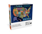 The Floral States of America 300 Piece Puzzle