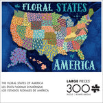 The Floral States of America 300 Piece Puzzle