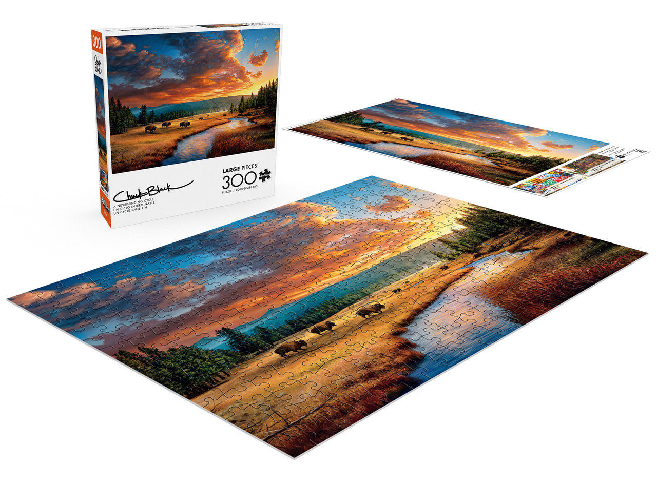 Chuck Black: A Never-ending Cycle 300 Large Pieces