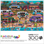Hawaiian Food Truck Festival 300 large Piece Puzzle