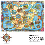 Cryptids of North America 300 Large Piece Puzzle