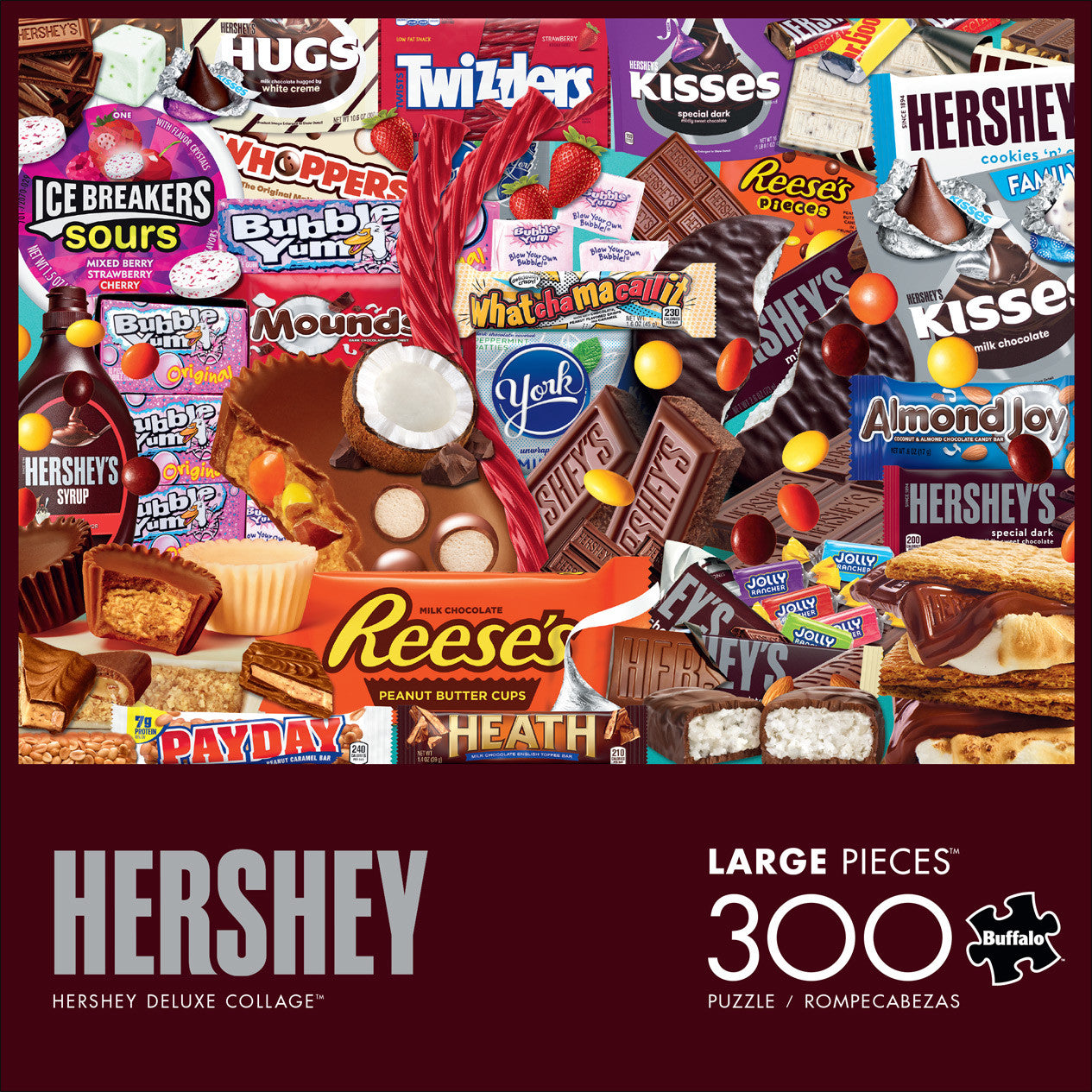 Hershey Deluxe Collage 300 Large Piece Puzzle