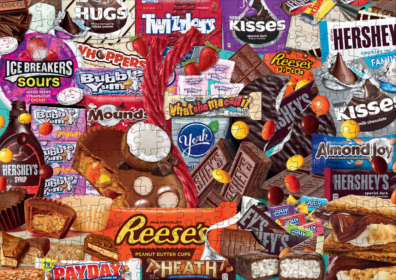 Hershey Deluxe Collage 300 Large Piece Puzzle