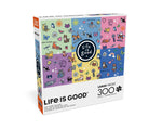Life is Good: Cat Lover Collage 300 Large Piece Puzzle