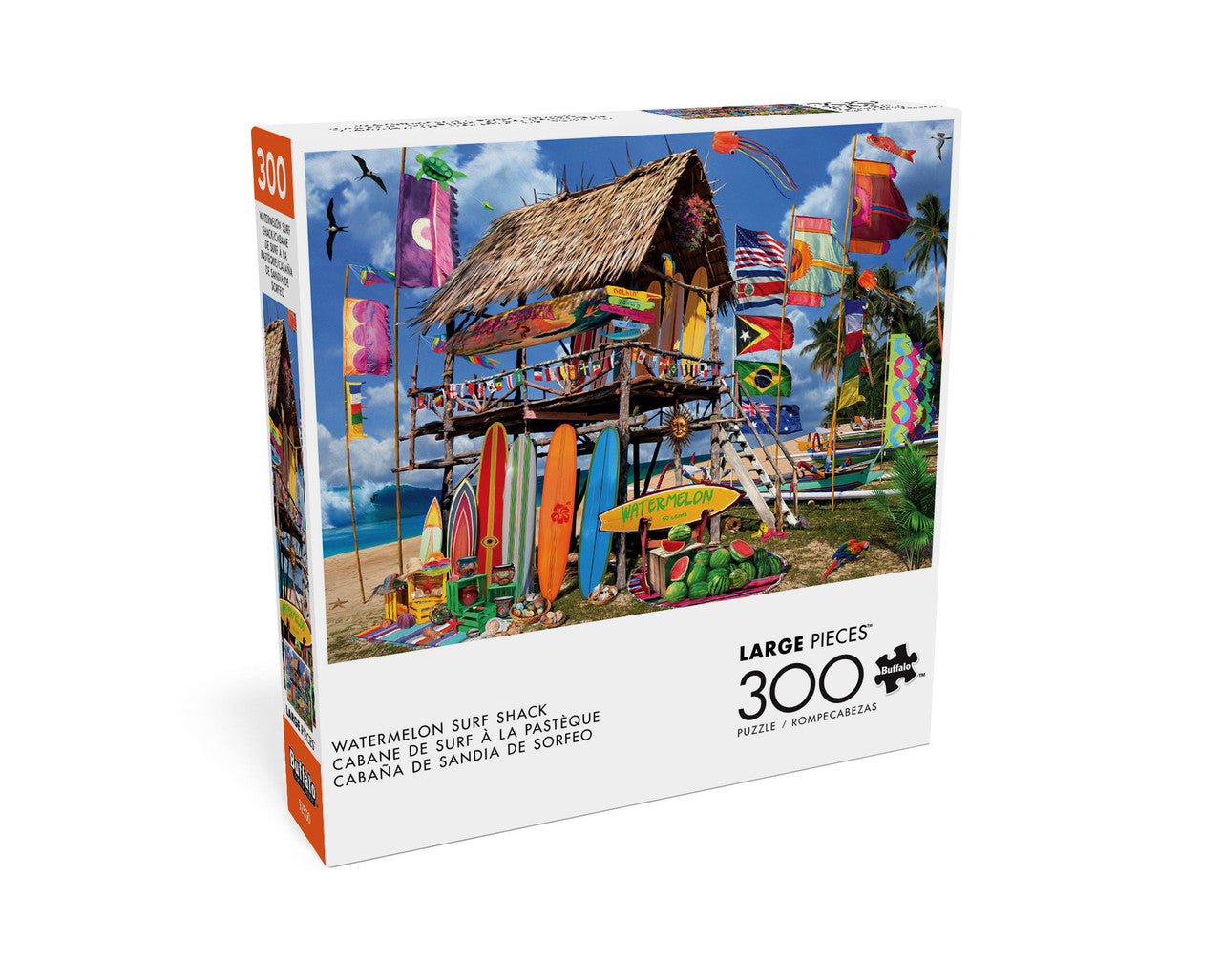 Watermelon Surf Shack 300 Large Piece Puzzle