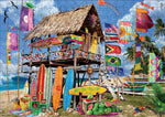 Watermelon Surf Shack 300 Large Piece Puzzle
