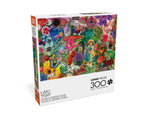 Lars Stewart: Colorful Gardening Collage 300 Large Piece Puzzle