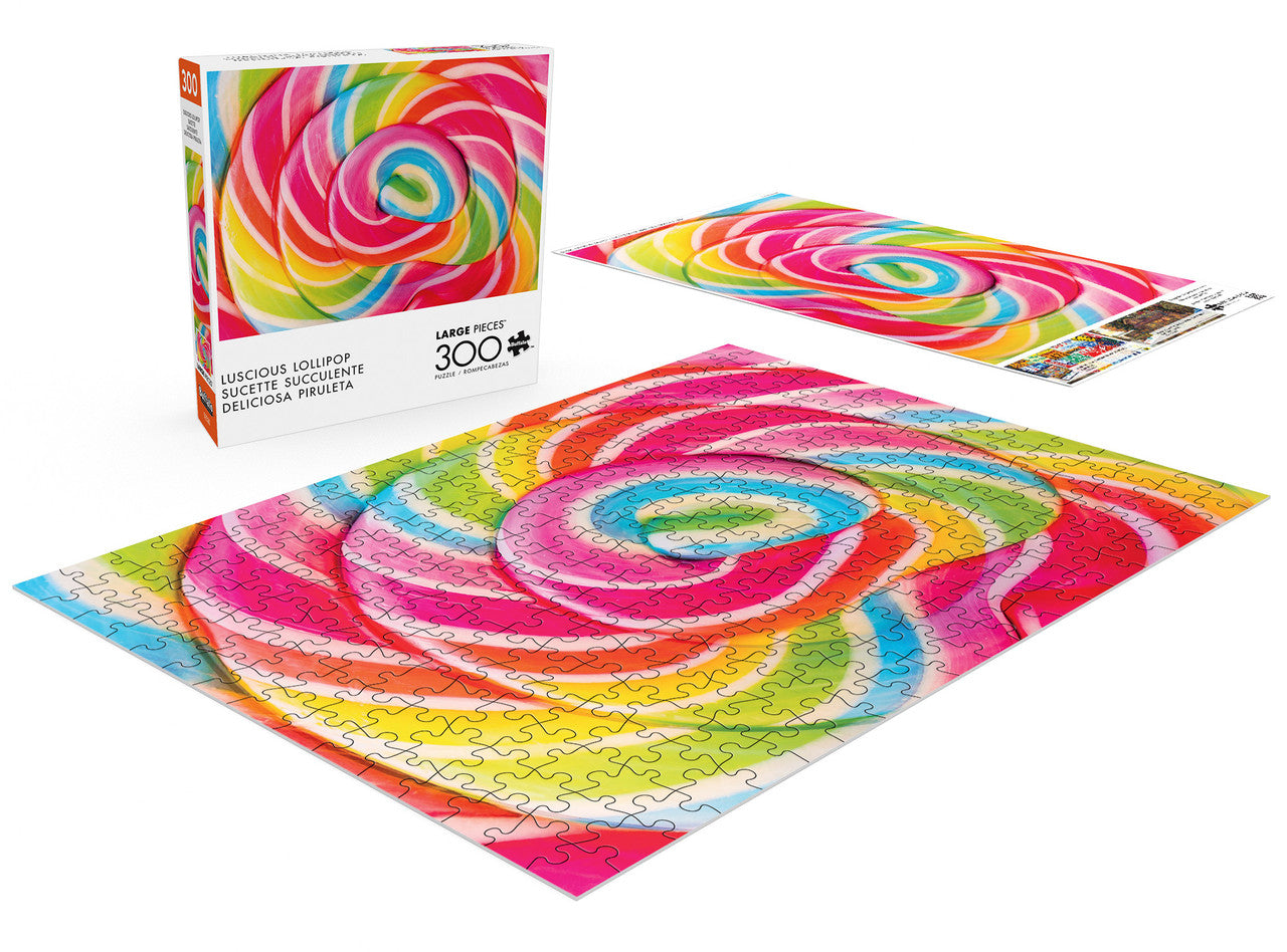 Luscious Lollipop 300 Large Piece Puzzle
