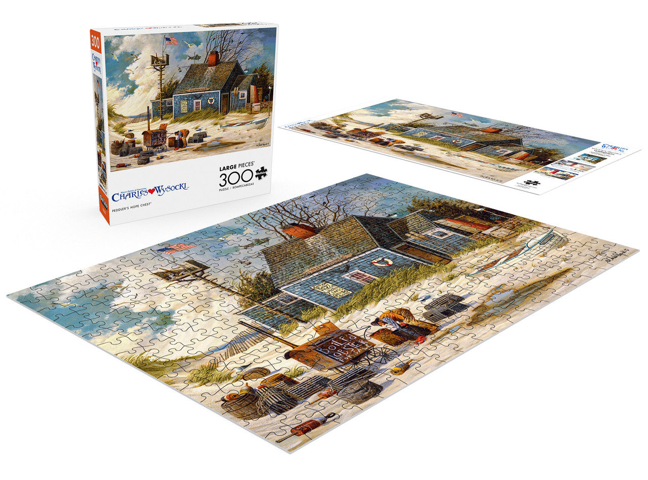 Charles Wysocki: Peddler's Hope Chest 300 Piece Puzzle