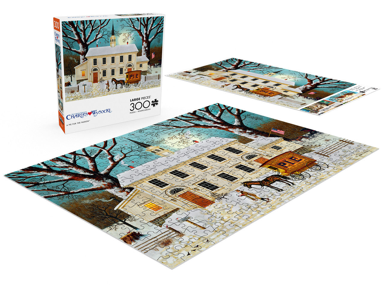 Charles Wysocki: A Pie for the Parson 300 Piece Puzzle