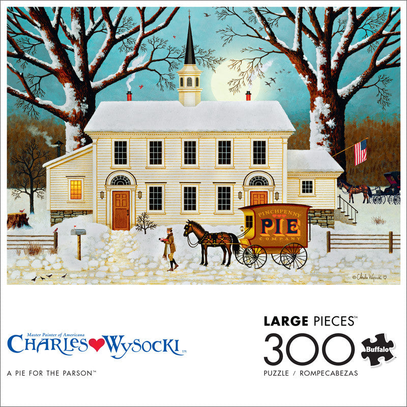 Charles Wysocki: A Pie for the Parson 300 Piece Puzzle