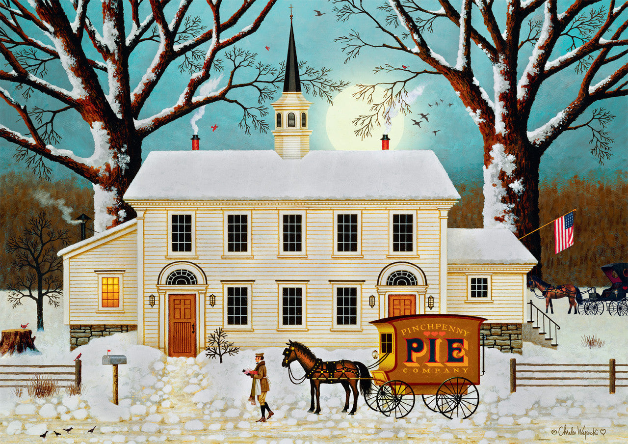 Charles Wysocki: A Pie for the Parson 300 Piece Puzzle
