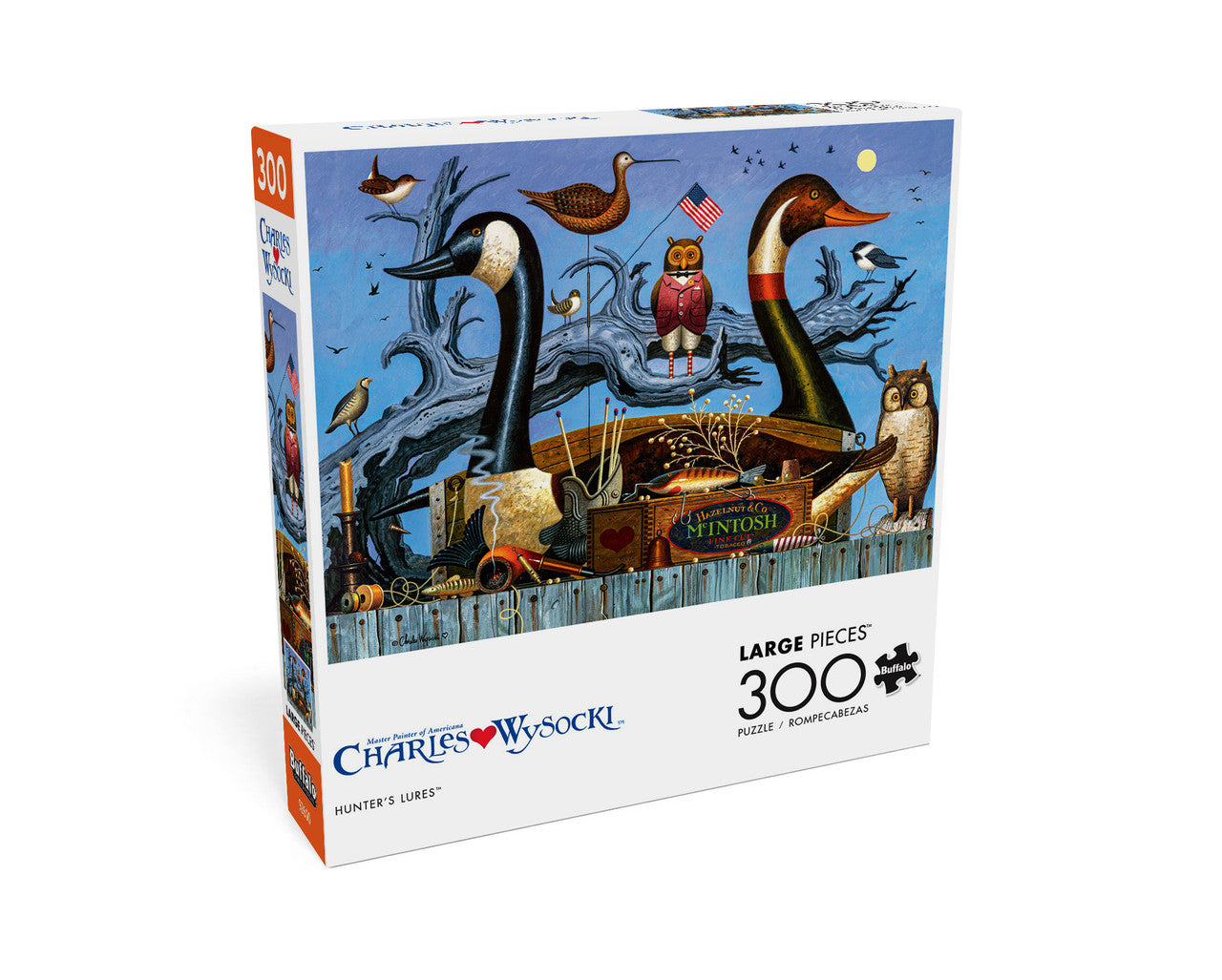 Charles Wysocki: Hunter's Lures 300 Piece Puzzle