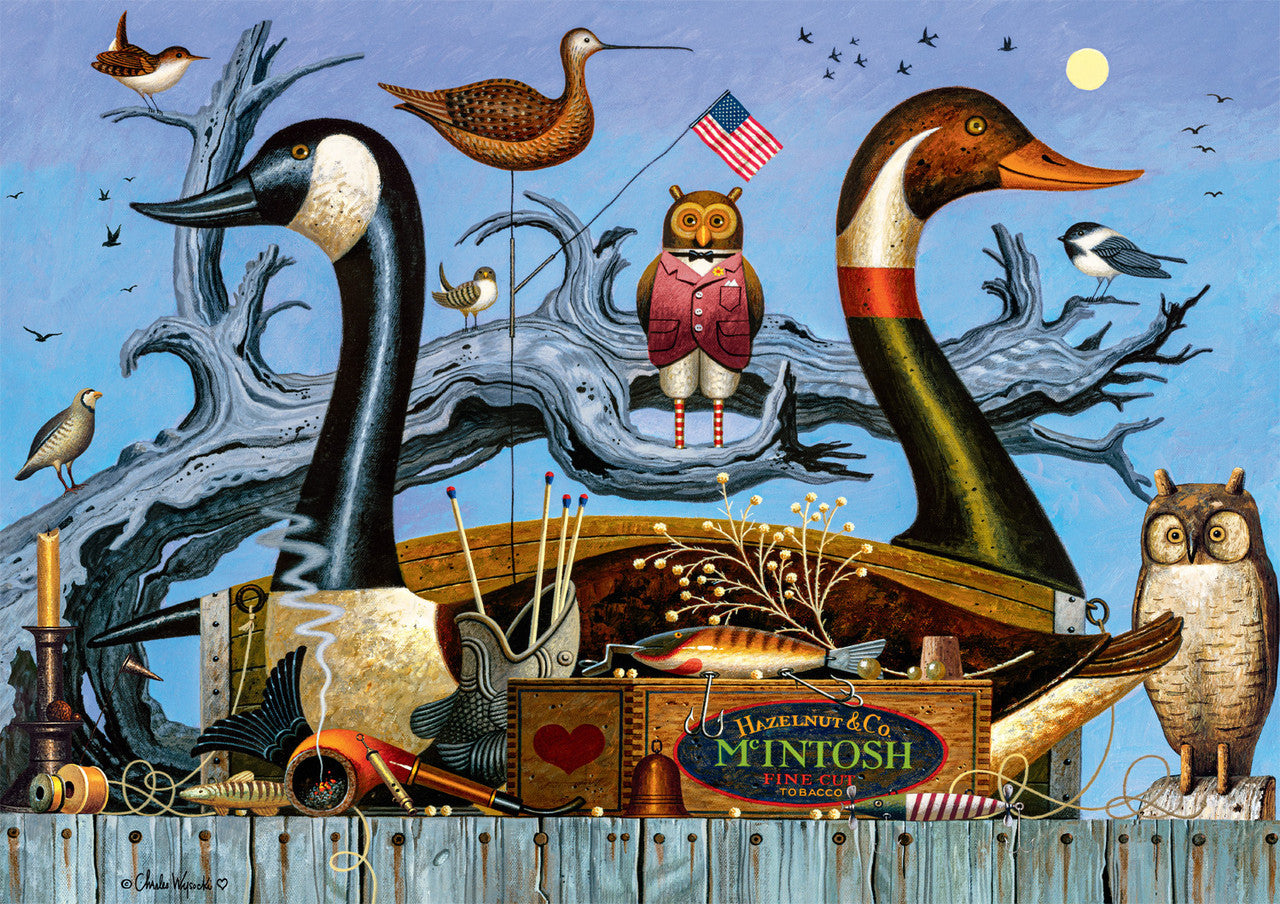 Charles Wysocki: Hunter's Lures 300 Piece Puzzle
