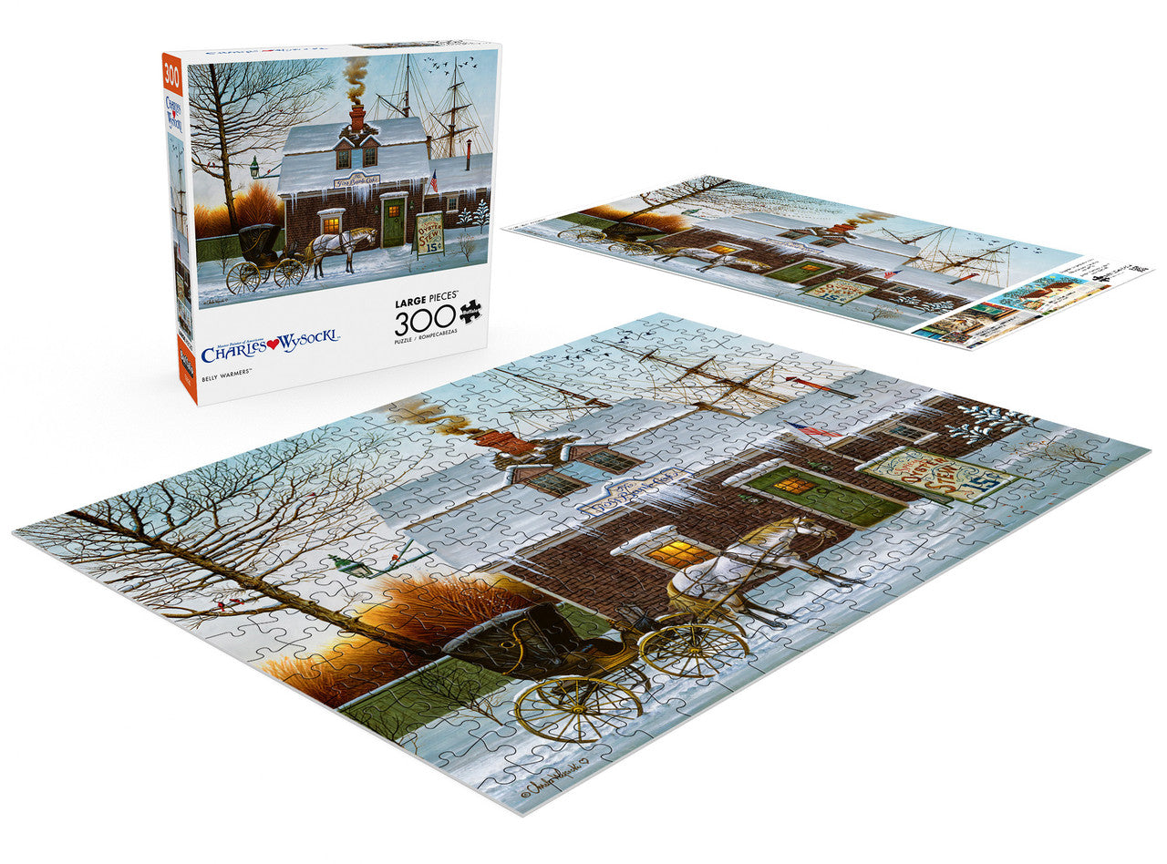 Charles Wysocki: Belly Warmers 300 Piece Puzzle