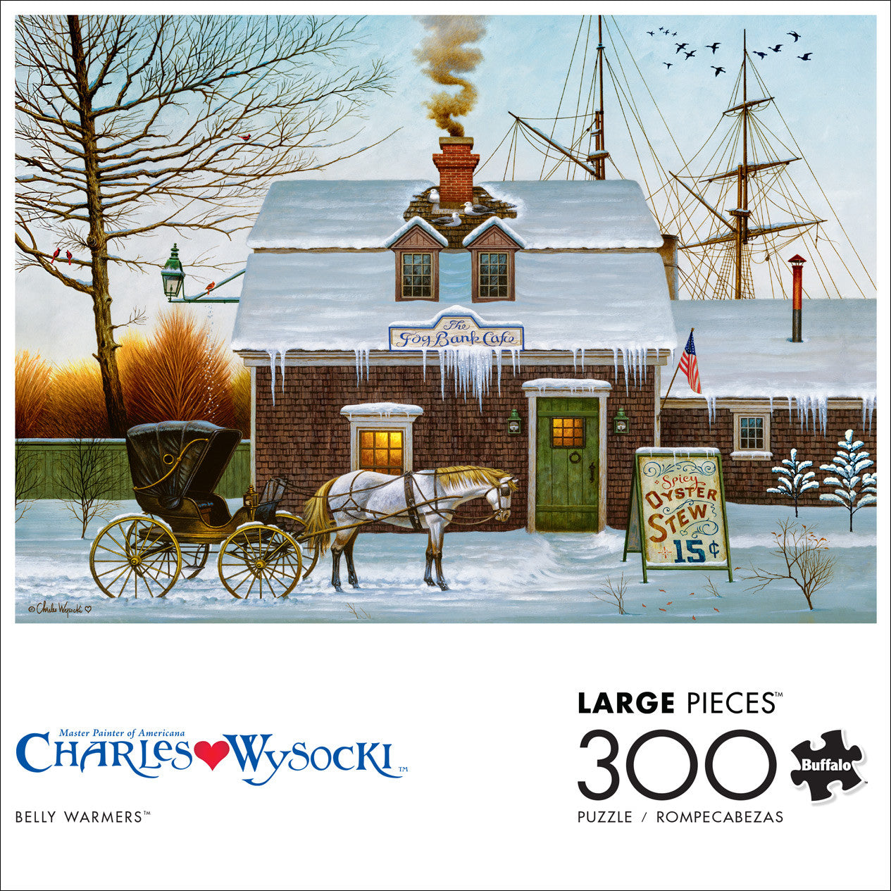 Charles Wysocki: Belly Warmers 300 Piece Puzzle
